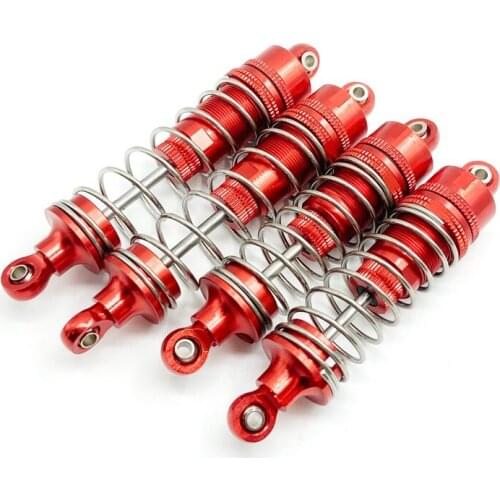 4 Pcs All Metal Shock Absorber Damper for WLtoys 104001 1/10 RC Car Upgrade Parts Accessories,1