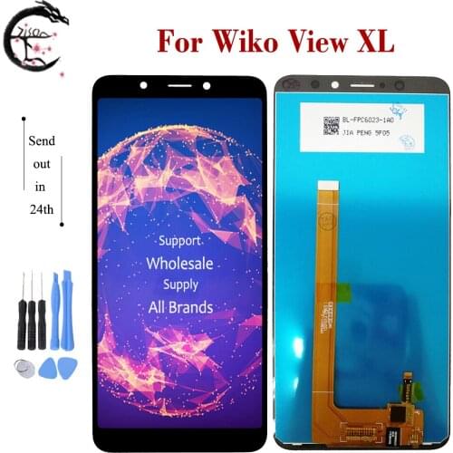 5.99" New LCD For Wiko View XL Full LCD Display Screen Touch Sensor Digitizer Assembly Replacement For Wiko ViewXL Display +Tool