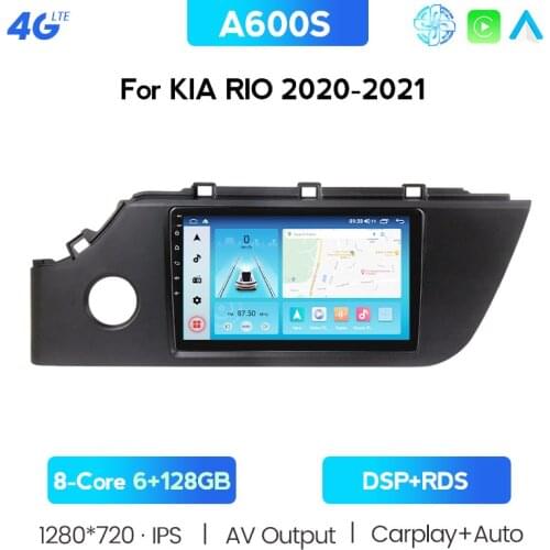4G 8 Cores Android 10 2din Car Radio Multimedia Video Player Navigation GPS For Kia Rio 3 4 2011 2012 2013 2014 2015 2016-2020