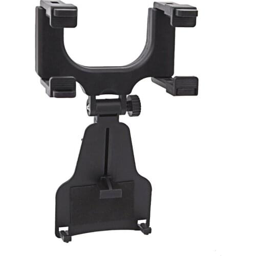 Car Rearview Mirror Mount Phone Holder Stand Bracet For iPhone 12 GPS Seat Smartphone Car Phone Holder Stand Adjustable Support