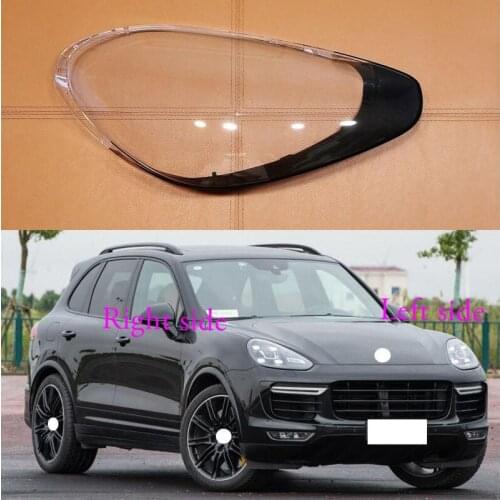 Car Headlight Lens For Porsche Cayenne 2015 2016 2017 Car Headlight Headlamp Lens Auto Shell Cover