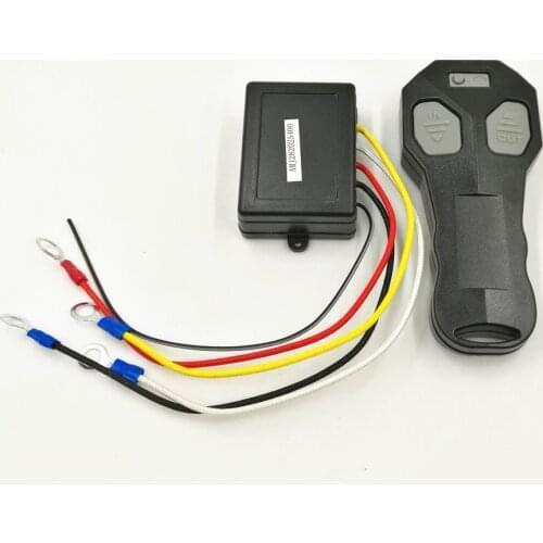 Best Promotion 12V 50ft Wireless Winch Remote Control Set Kit With Waterproof Remote Fob For Truck ATV SUV Auto Winch(6.5)