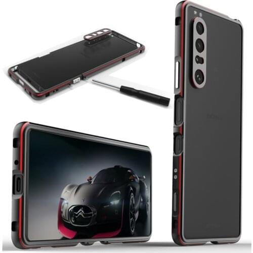 Bumper Case For Song Xperia 1 III Metal Aluminum Frame For Song Xperia 1 III 1iii Luxury Shockproof Phone Accessories