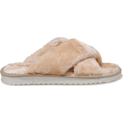 JULİET Beige Women Home Slipper