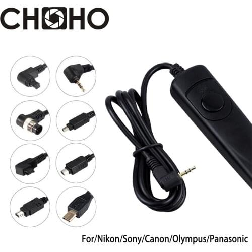 Camera Remote Shutter Release Cable MC-DC2 RS-60E3 MC-30 RS-80N3 RM-UC1 RM-S1AM DMW-RS1 For Canon Sony Nikon Olympus DSLR