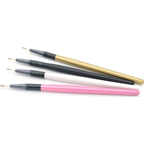 Eyeliner Brush Lashline Pen Wood Handle Fiber Hair Makeup Brushes Cosmetic Tool 100pcs