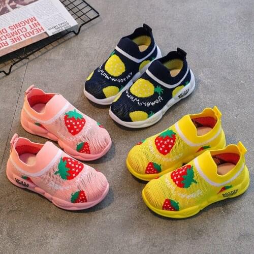 2021 Children Shoes For Boys Sneakers Baby Casual Girls Running Kids Sports Shoes Fashion Light Flat Soft Breathable Pu Leather