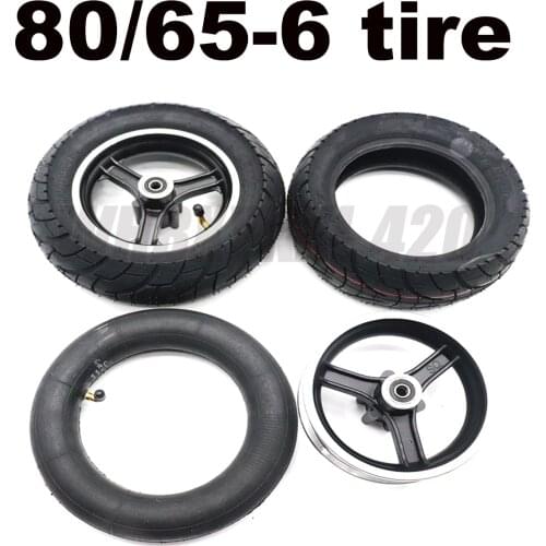 Hot Selling 80 / 65-6 Tire Inner Tube for 10-Inch V Mart Electric Scooter Thicken Broaden Harden Road Tire Accessories 10X 3.0