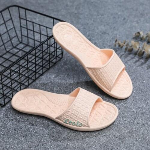 Ltolo New Lady Woman high elas Summer bathroom Indoor Soft Summer Female Slippers Flat Sandals Shoes For Lady girls EUR36-41