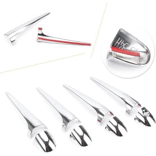 LUCKMART 8Pcs/Set ABS Chrome Plated Side Door Handle Cover Trim Suitable For Toyota RAV4 2014-2018 Custom Car Accessories
