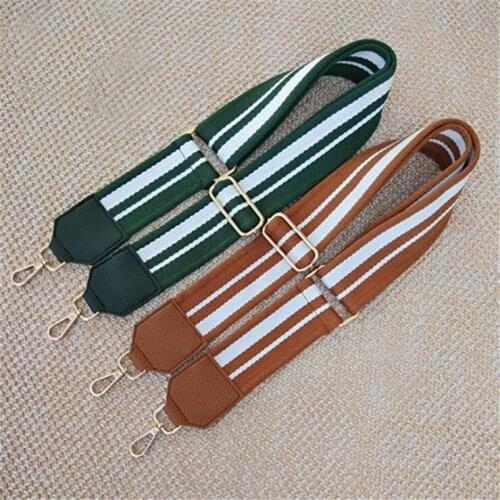 120cm Bags Strap Accessories for Women Vintage Adjustable Stripe Shoulder Hanger Handbag Straps Decorative Handle Ornament Belts