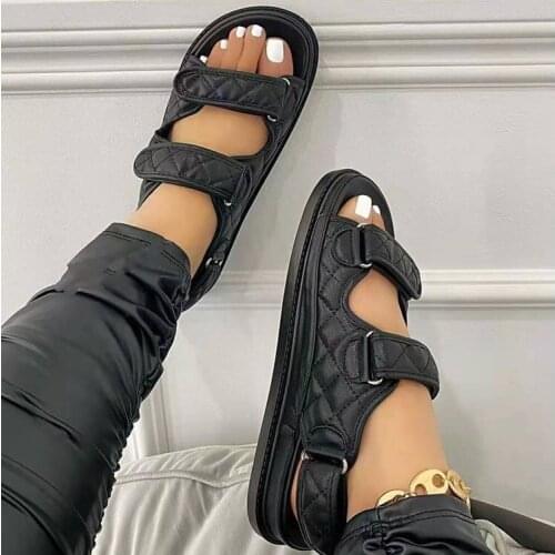 Vacation Beach Sandales Women Sexy Open Toe Platform Sandales Rome Shoes Woman Fish Mouth Sandales Ladies Shoes Summer Sandales