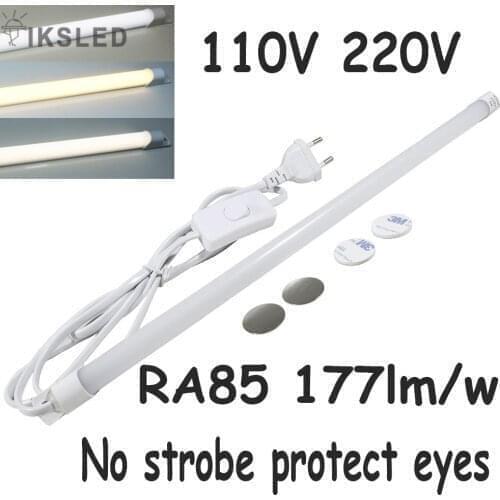 2pcs 110V 220V led light for reading book with high bright 2835 Ra85 no Strobe protect your eyes