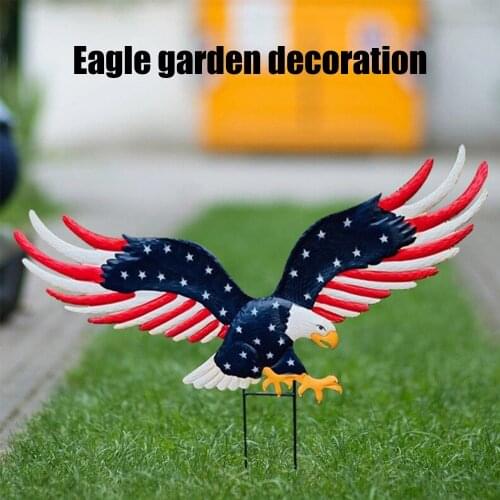 American Eagle Garden Decoration 4th of July Independence Day Patriotic Ornaments Decor for Home Outdoor Anniversary A1