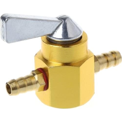 Universal 6mm In-Line Petrol / Fuel Tap Motorcycle On-OFF Petcock Fuel Switch R2LC