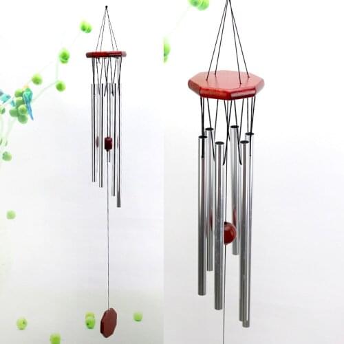 Wind Chimes Aluminum Tubes Boho Hanging Ornament Home Outdoor Garden Yard Decor Chinese New Year Decorations 2021