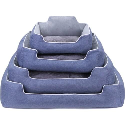 All Season Folding PP Cotton Stuffed Warm Soft Pet Kennel For Large Medium Small Pet Fluffy Dog Cat Bed Kennels Pet Supplies