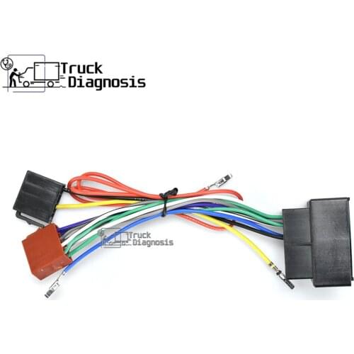12-025 ISO Radio Adapter for/VOLKSWAGEN 2002+/ for AUDI - SKODA - SEAT Wiring Harness Connector Lead Loom Cable Plug