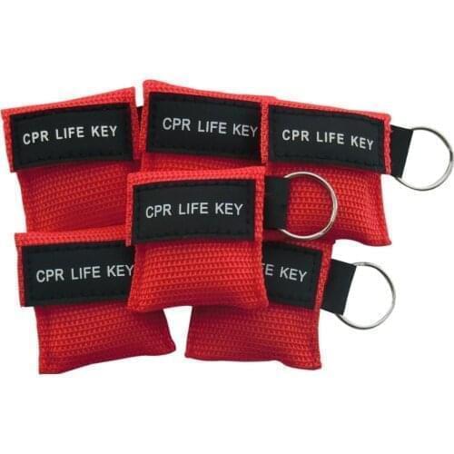 20pcs/lot CPR Life Key Mask for First Aid Rescue Heart Recovery Resuscitator Safe Teaching Tools For Swimming Gym