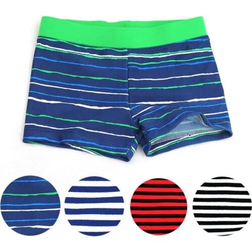 2020 New Summer Clothing Kids Boy Swim Cute Striped Trunks Children Swimming Shorts Boys Beach Swimwears Boys Clothing 4 Colors
