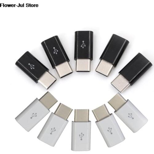 5pcs/lot USB 3.1 Type-C Male Connector to Micro USB 2.0 5Pin Female Data Adapter Converter USB Type C Adapter