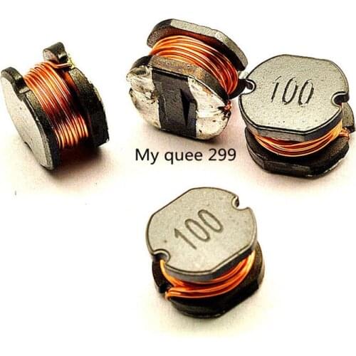 50PCS/lot SMD power inductors CD75 7.8*7.0*5.0mm 10UH