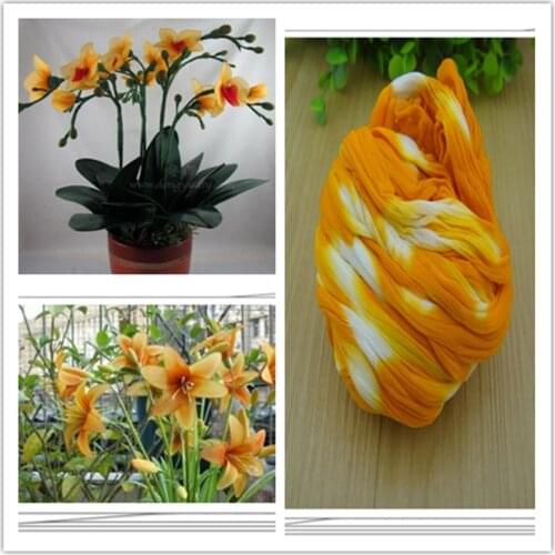 54 colors mix shipping or only one color ship double color stocking flowers/nylon flower /silk flower making/ DIY flowers craft