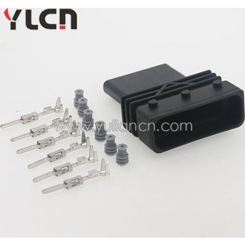 6 Pin Male Waterproof Accelerator Pedal Position Sensor Connector