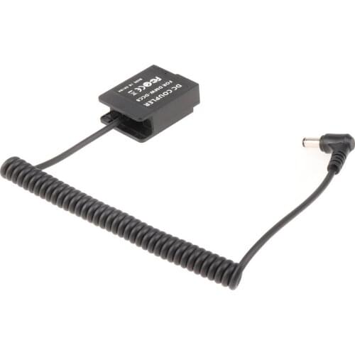 DMW-BLC12 Dummy Battery Adapter DC Coupler with 5.5*2.1mm Cable for Panasonic FZ200 FZ300 FZ1000 FZ2500 G5 G6 G7 G80 G85 GX8