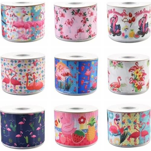 Free shipping HSDCraft for Hair Accessories ribbon 10 yards printed grosgrain ribbon