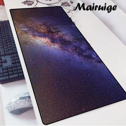 Large Galaxy Star Mouse Pad XXL 80x40 PC Laptop Csgo Gamer Mousepad Gaming Accessories Desk Mat Palm Rest Computer Decoration