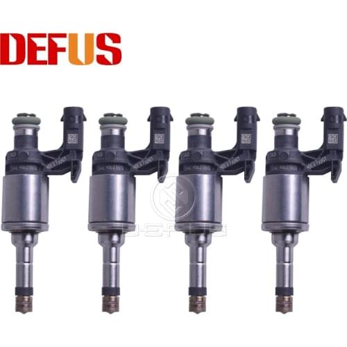 DEFUS 4X Fuel Injector Nozzle OE 04E906036Q For Volkswagen 1.2L 1.4L TSI Czda Audi A1 A3 8V Q3 Polo 6R 2013-2014 04E906036T Bico