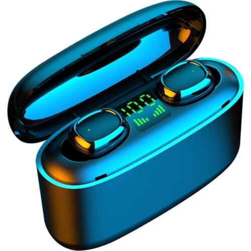 MR-G5S BT Earphones True Wireless Earbuds Touch Control Headset with Mic LED Display USB Output Power Bank