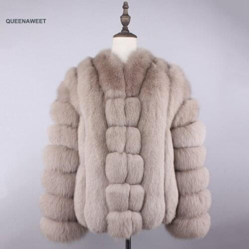 New Arrival Hot Sale Real Fox Fur Coat Women Long Genuine Natural Fur Coats China Winter Thick Real Fox Fur Jacket Women