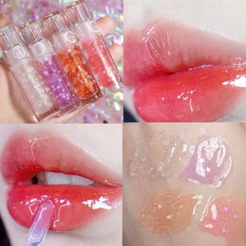 OMGA Liquid Lipstick Lip Gloss Mirror Water Gloss Lip Glaze Long Lasting Waterproof Moisturizing Shiny Sexy Lip Makeup TSLM2