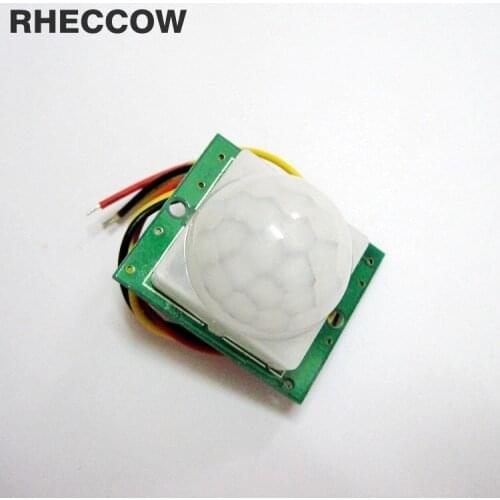 RHECCOW DC5V-24V Pyroelectric Human Infrared PIR Motion Sensor Detector Module TDC 718