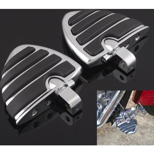 Motorcycle Pair Wing Foot Pegs Rests Rear Pedals For Honda VTX 1800 Aero 750 1100 Shadow 1100/VT for Suzuki Volusia 800