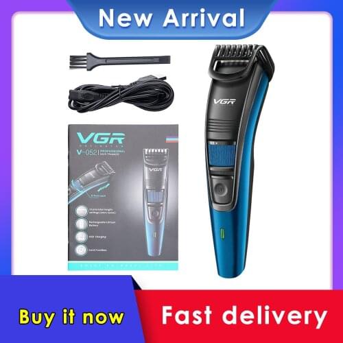 Professional Digital Hair Trimmer Rechargeable Electric Hair Clipper Mens Cordless Haircut Adjustable Stainless Steel Blade