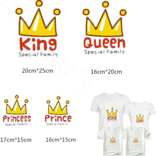 Special Family Letters Patches For Parenting Clothes DIY Stickers Iron On T-Shirts Sweaters Washable Thermal Press Pyrography