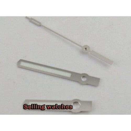 Silver Color Edge White Color Luminous Watch Hand Fit For MIYOTA 8215 821A 8205 DG 2813 Automatic Movement