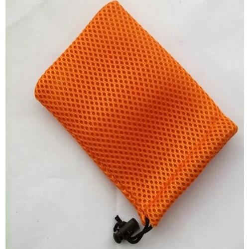 100pcs 9.5*14cm drawstring bags mesh net jewelry bags custom gift bag pouches for gift headwear phone jewelry packaging