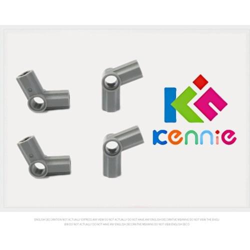 200pcs/lot Kennie DIY MOC Building Blocks Compatible with Hi-Tech Accessories NO.32015, 5# Cross Connector 112.5 degrees