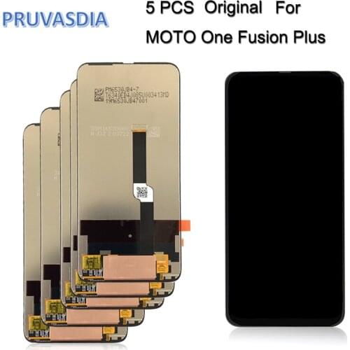 5 Wholesale For Motorola Moto One Fusion Plus LCD Display Touch Screen Digitizer Assembly For MOTO One Fusion LCD