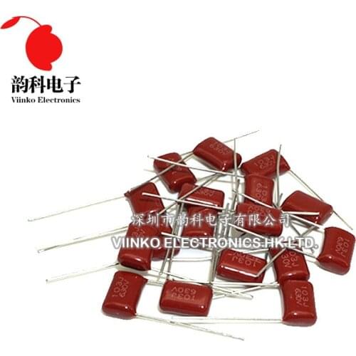 500pcs CBB Polypropylene film capacitor pitch 15mm 10mm 2000V 630V 1600V 400V 250V 1nF 4.7nF 10nF 22nF 47nF 56nF 100nF