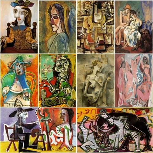 5D DIY Diamond Painting OUYIJIA Full Square Picasso Abstract Cross Stitch Diamond Embroidery Mosaic Picture Of Rhinestones