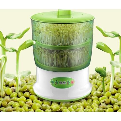 Auto Household 2 Layers Bean Seed Cereal Sprouts Machine Large Capacity 220V -m15