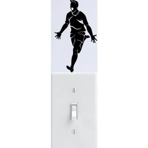 Runner Sport Man Fashion Decor Light Switch Decals Vinyl Room Wall Stickers 5WS1256