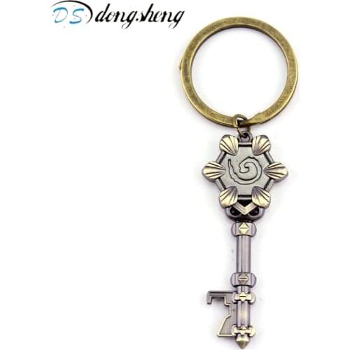 Dongsheng World Of Hearthstone Keychain Hearthstone Heroes Of The Storm Hearthstone Key Twelve Wins Keyring Gifts for Fans
