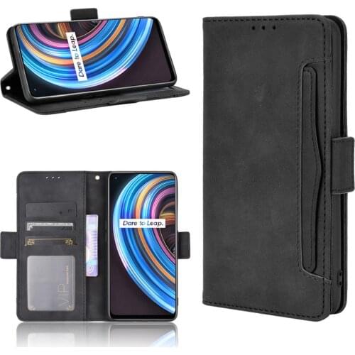 For OPPO Realme Q2 Pro Case For Realme Q2i Premium Leather Wallet Leather Flip Multi-card slot Cover For Realme Q2 / Q2i Case
