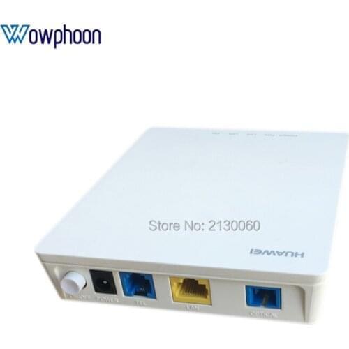 Huawei hg8311 fiber optic onu ont gpon modem 1GE +1TEL, English version fiber ont router 100% original and new